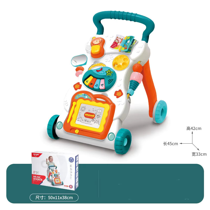 Hot Sale Baby Learning Walker Car 4 in 1 Baby Walker for Toddler Practice Walking