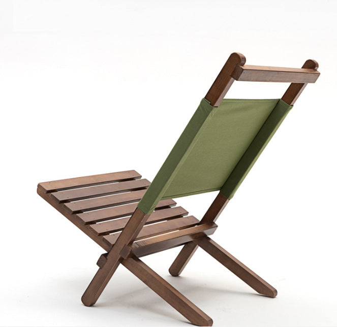 Solid Wood Stackable Folding Furniture Wooden Travel Beach Chair With Cheap Price