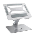 360 Degree Swivel Rotatable Foldable Laptop Holder Desktop Portable Adjustable Aluminum Laptop Stand With Usb Hub