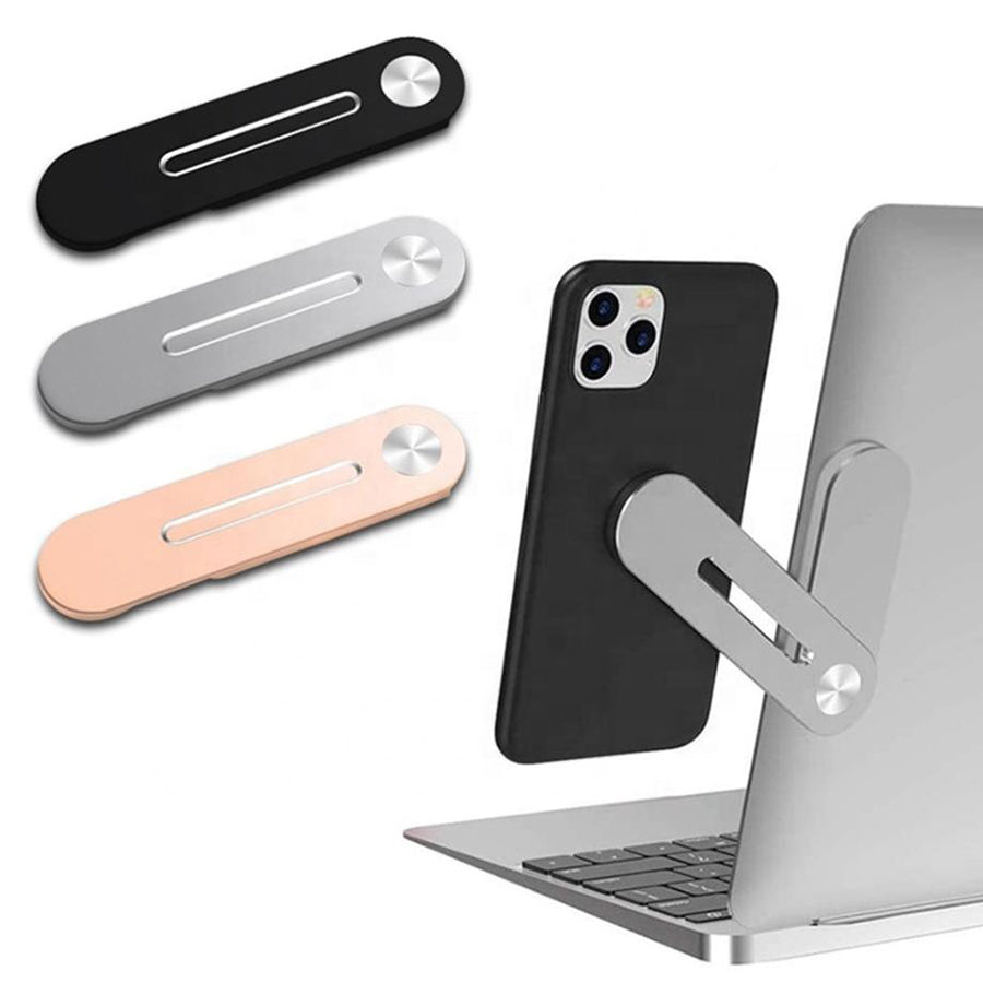New Arrival Product Computer Screen Support Folding Magnet Phone Holder for Laptop Magnetic Phone Holder
