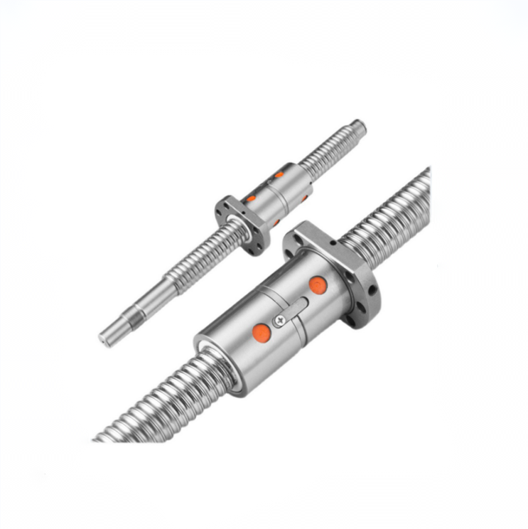 C3 C5 C7 Custom Ball Screw Shaft End Machining TBI DFU Series Double Nut DFU1604 DFU1605 DFU1610 High Load Ball Screw