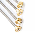Brass Nut 10mm Miniature Lead Screw Shaft Tr10x4 Tr10x5 Tr10x6 Tr10x8 Tr10x10 High Speed Trapezoidal Lead Screw