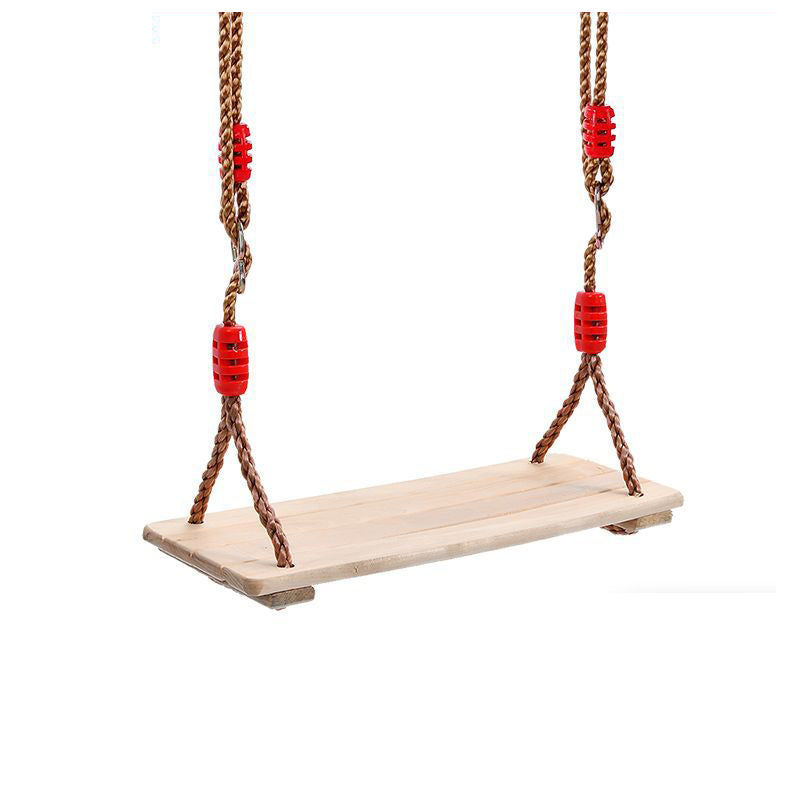 New Design Bench Seat Swing Hanging Wood Swing Kids Wooden Swing