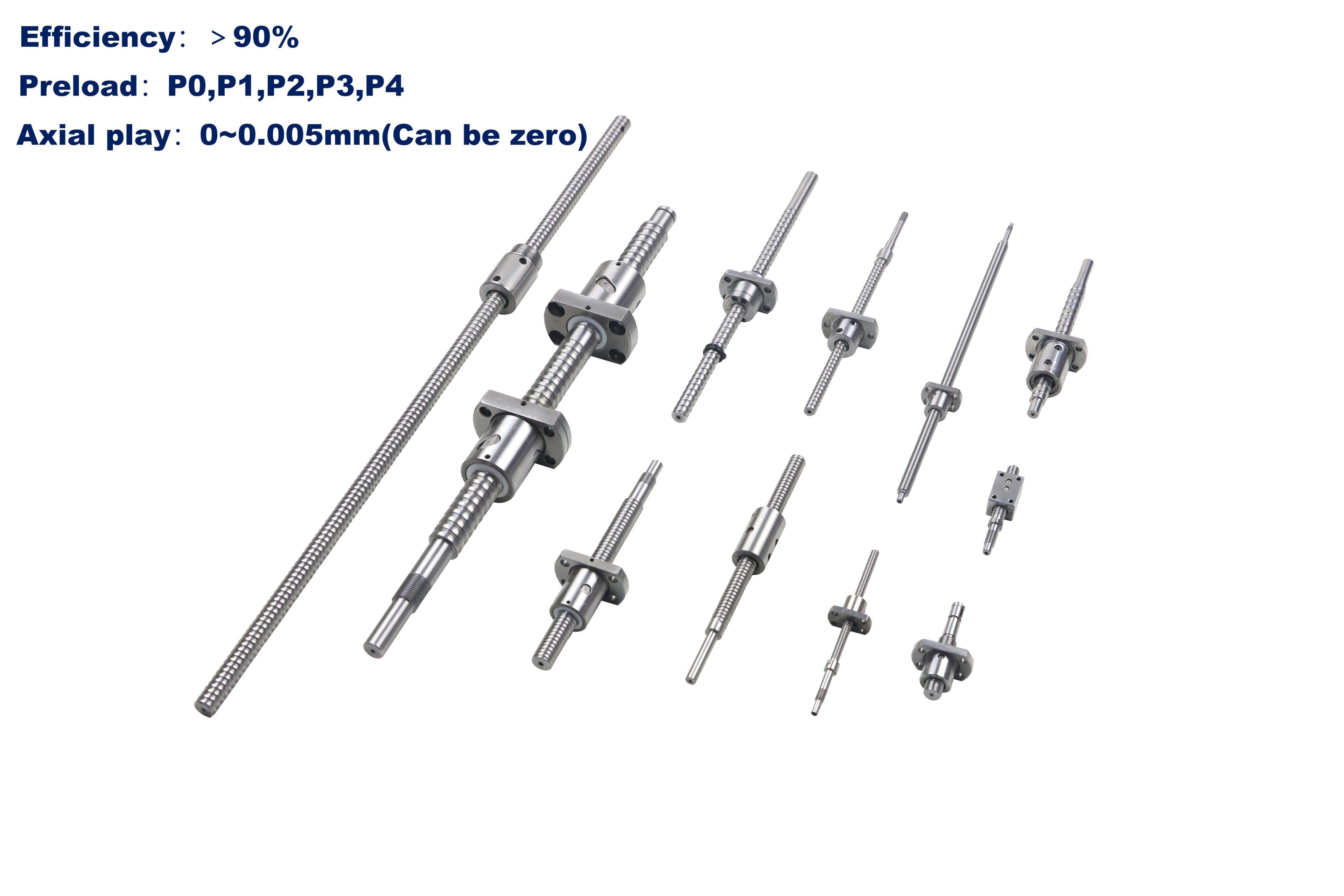 C3 C5 Accuracy Grade Right and Left Hand Thread SFU1604 SFU1605 SFU1610 1002 1003 1004 Bi-directional Precision Ball Screw