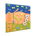 Funny Children Wooden Climbing Wall Colorful Indoor Playground Play Set Kids Sport Games
