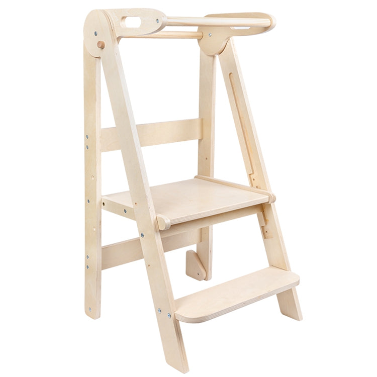 Adjustable Height Kids Learning Stool Kitchen Helper Wooden Kids Learning Tower