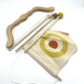 Outdoor Shooting Practice Bow Toy Archery Children Game Shooting Bow Wooden Toy Bow Set