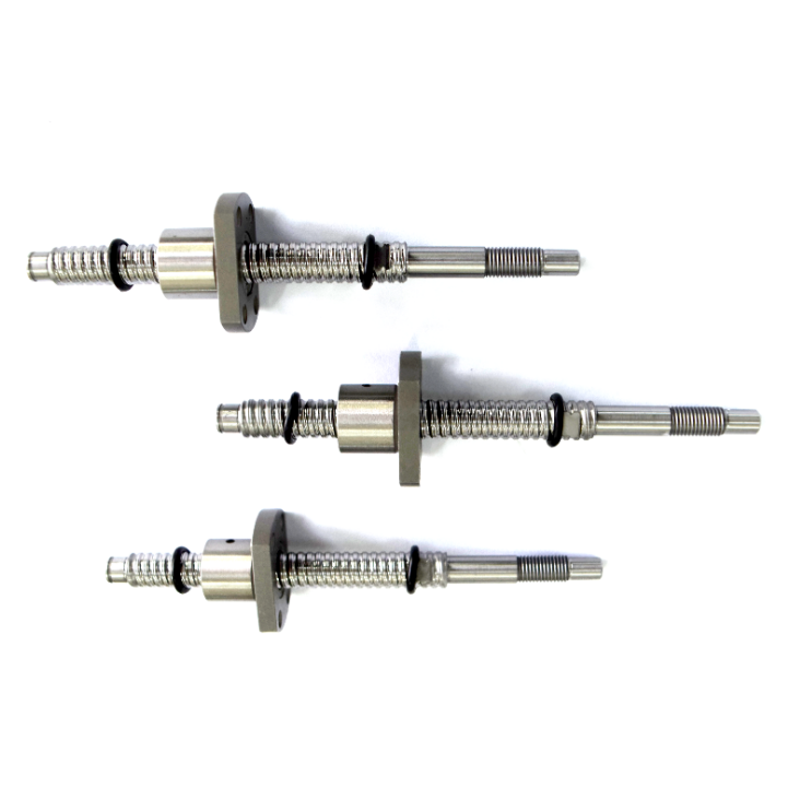 Ground 12mm Diameter Lead 1mm 2mm 2.5mm 3mm 5mm C3 C5 Accuracy Grade 1201 1202 1202.5 1203 1205 Precision Ball Screw