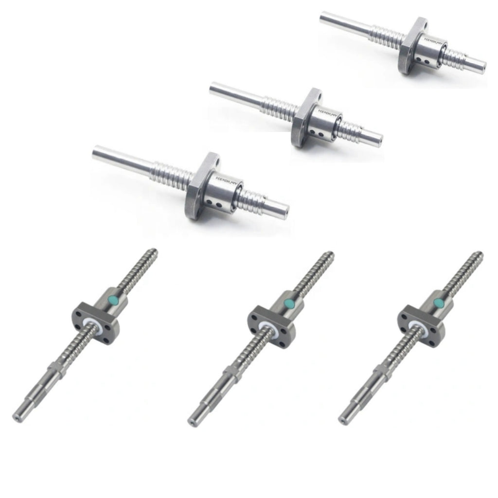 Preload P1 P2 1002 1003 1004 Diameter 10mm Custom Shaft End Machining and Length Ballscrew Flange Ballnut Ball Screw