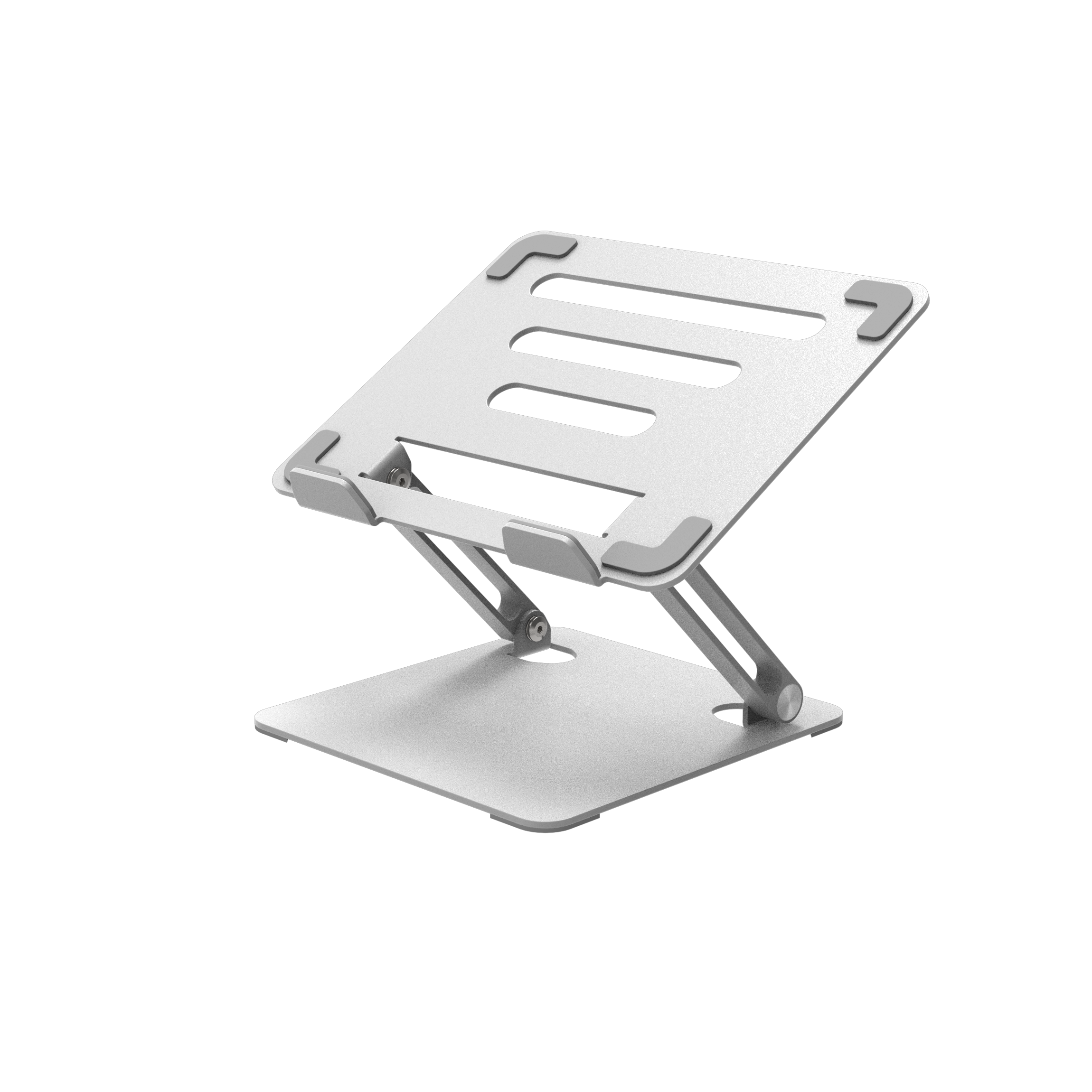 New Style Carbon Steel Notebook Tablet Computer Foldable Height Adjustment Pad Laptop Stand Holder for Home