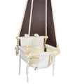 Infant Hanging Chair Indoor Infant Swing Home Furniture Wooden Baby Hammock Wooden Hanging Swing Chair