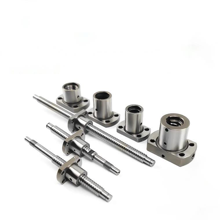 C3 C5 C7 Micro 4mm 6mm 8mm Diameter Screw SFK0401 SFK0601 SFK0801 SFK0802 SFK0802.5 Ball Screw with Flange Nut