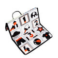 Black and White Cloth Book Toy Sensory Development Tummy Time Toy for Baby