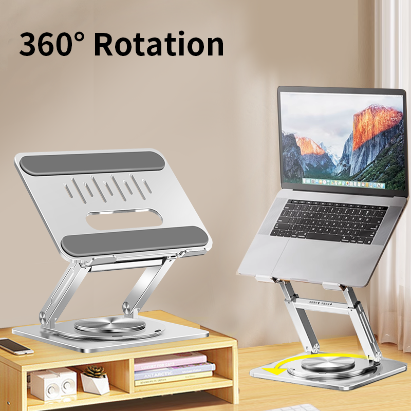 Height Adjustable Foldable Desktop Notebook Computer Riser Adjust Supporter Holder Telescopic Laptop Stand for MacBook