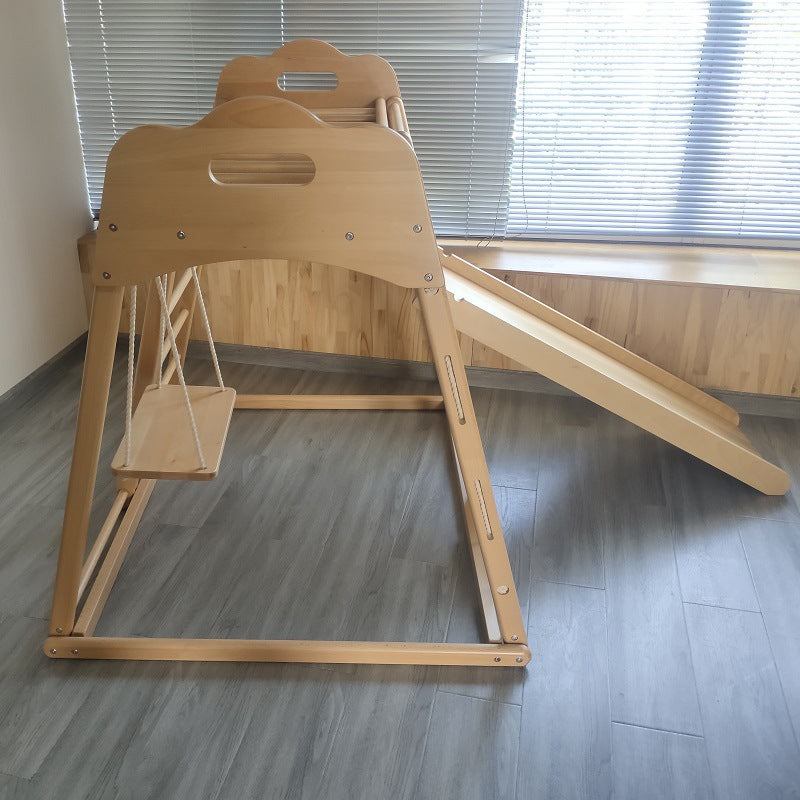 Funny Indoor Jungle Play Gym Playground Children Montessori Wooden Climbing Frame Kids Sport Games