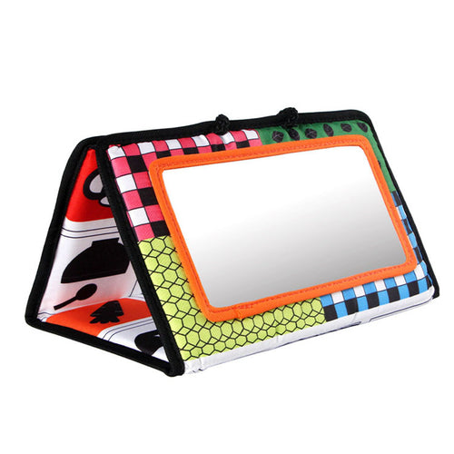 Black and White Cloth Book Toy Sensory Development Tummy Time Toy for Baby