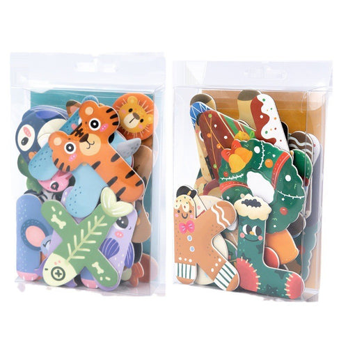 2026 New Animals and Christmas Magnetic Refrigerator Sticker Kids Educational Toy English Spelling Game Cute Fridge Magnet