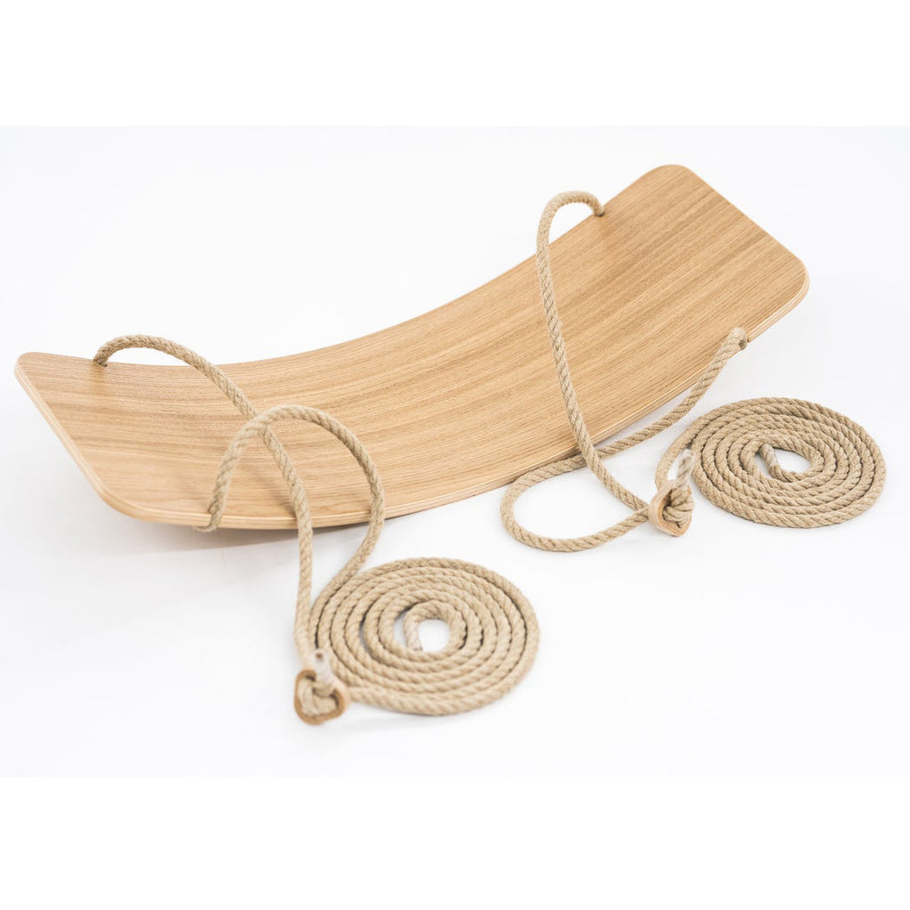 Funny Indoor Handing Swing Toys Kids Wooden Balance Board Children Sensory Training Toys