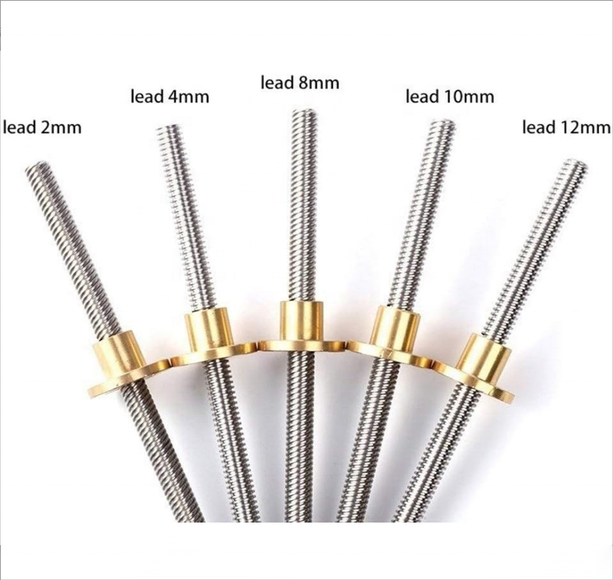 T12 Brass Nut 12mm Diameter Lead 2mm 4mm 8mm 10mm 12mm Tr12x2 Tr12x4 Tr12x8 Tr12x10 Tr12x12 Trapezoidal Lead Screw