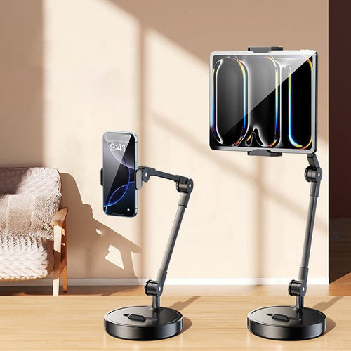 2026 New Trend New Upgraded Multi Angle Anti-Slip Notebook Holder Desk Headrest Holder Bed Mount Mobile Stand with Weighted Base