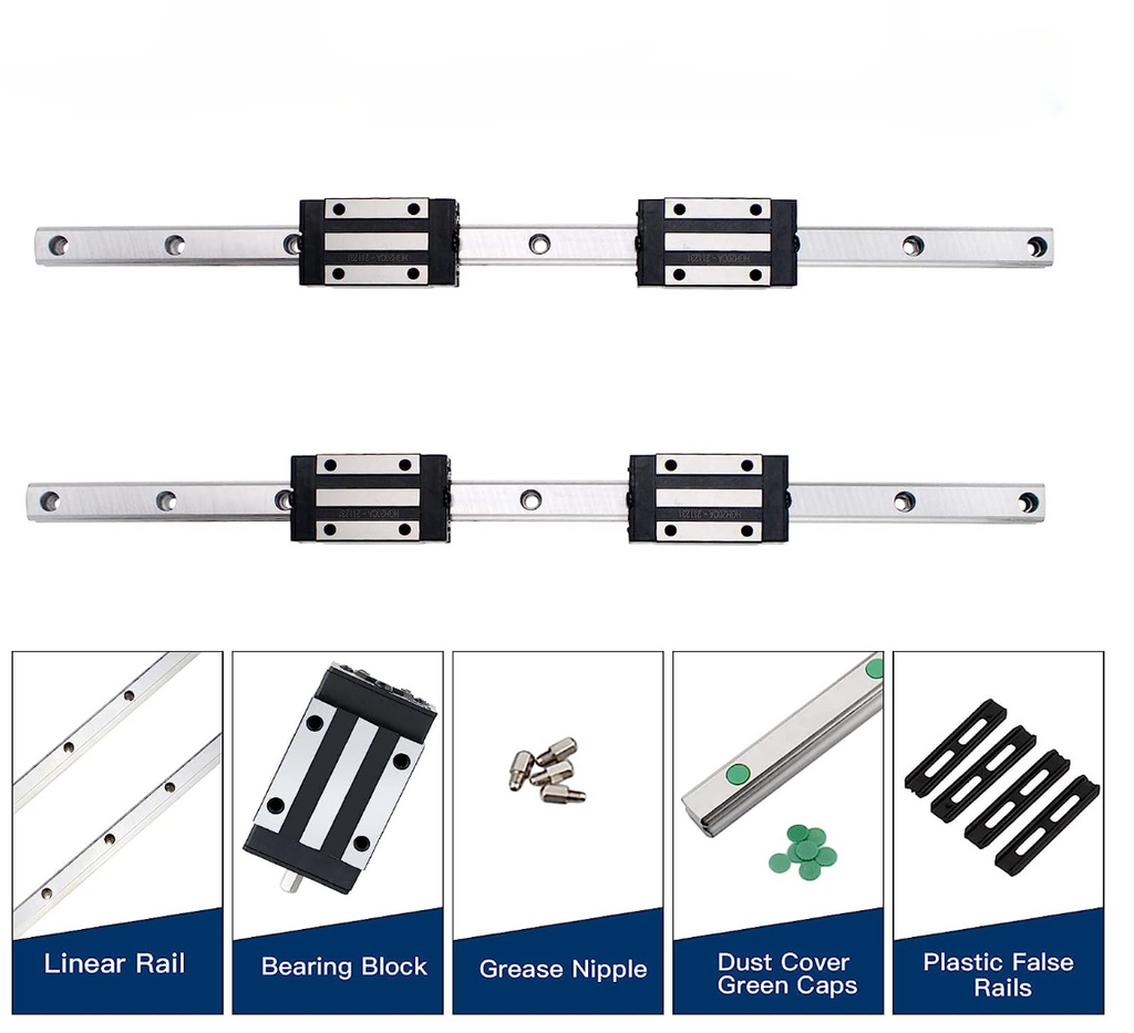 Linear Ball Guides Rail square Type Block HGR15R HGR20R HGR25R HGR30R HGR35R High Quality CNC Linear Motion Guide Rail