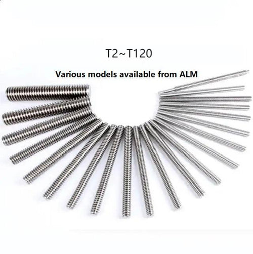 10mm 12mm 16mm 20mm 22mm 24mm 25mm 28mm 30mm 36mm Diameter Stainless Steel Carbon Steel Trapezoidal Lead Screw