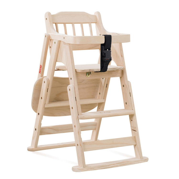 Children High Stool Solid Wood Baby Eating Dining Chair for Toddlers