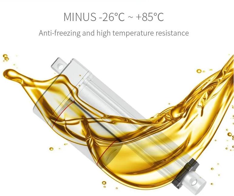 Custom Stroke Linear Actuator with ACME Screws, Built-in Micro Switch 12V/24V Electric Linear Actuator for Window, Furniture