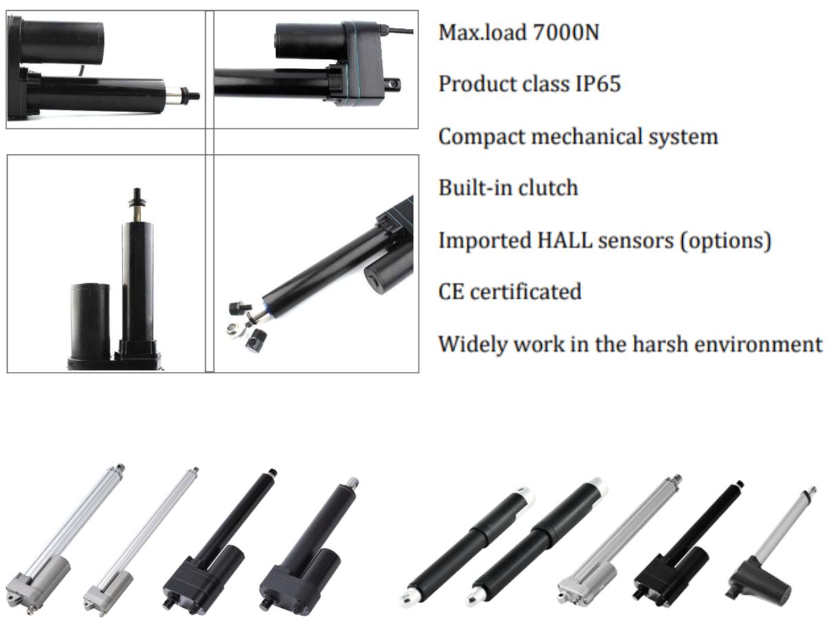 Low Noise Customize Stroke 12v 24v 36v 48v 72V Ball Screw Lead Screw Drive Industry Linear Electric Actuator