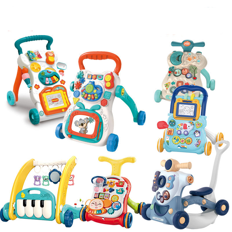 Hot Sale Baby Learning Walker Car 4 in 1 Baby Walker for Toddler Practice Walking