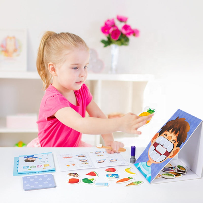 Wooden Doctor Kit Toy Kids Role Play Pretend Dentist Medical Early Educational Play House High Quality Wood Kids Toys