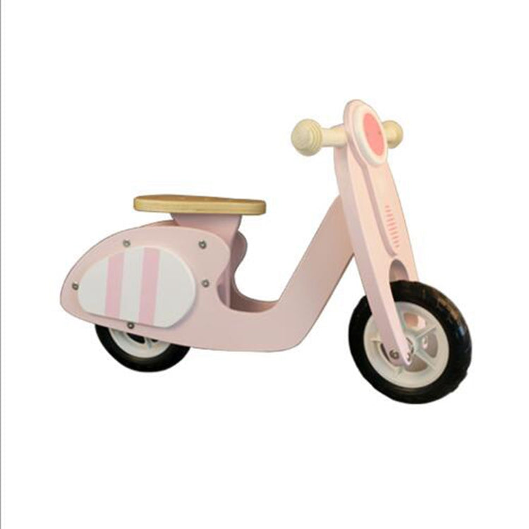 New Arrival Customizable Pink Color Wooden Kids Bike Wooden Running Toy Balance Bike