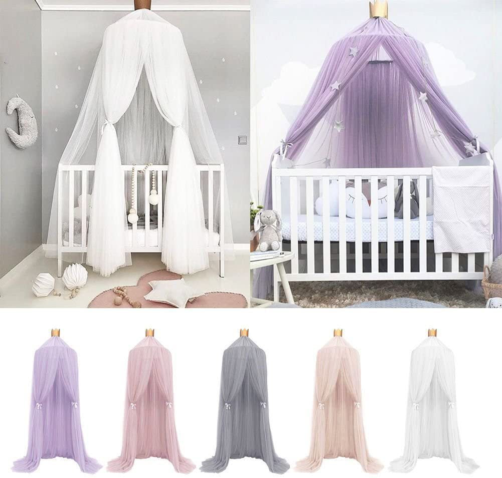 Round Dome Canopy Luxurious Bed Canopy Canopy for Girls Bed Princess