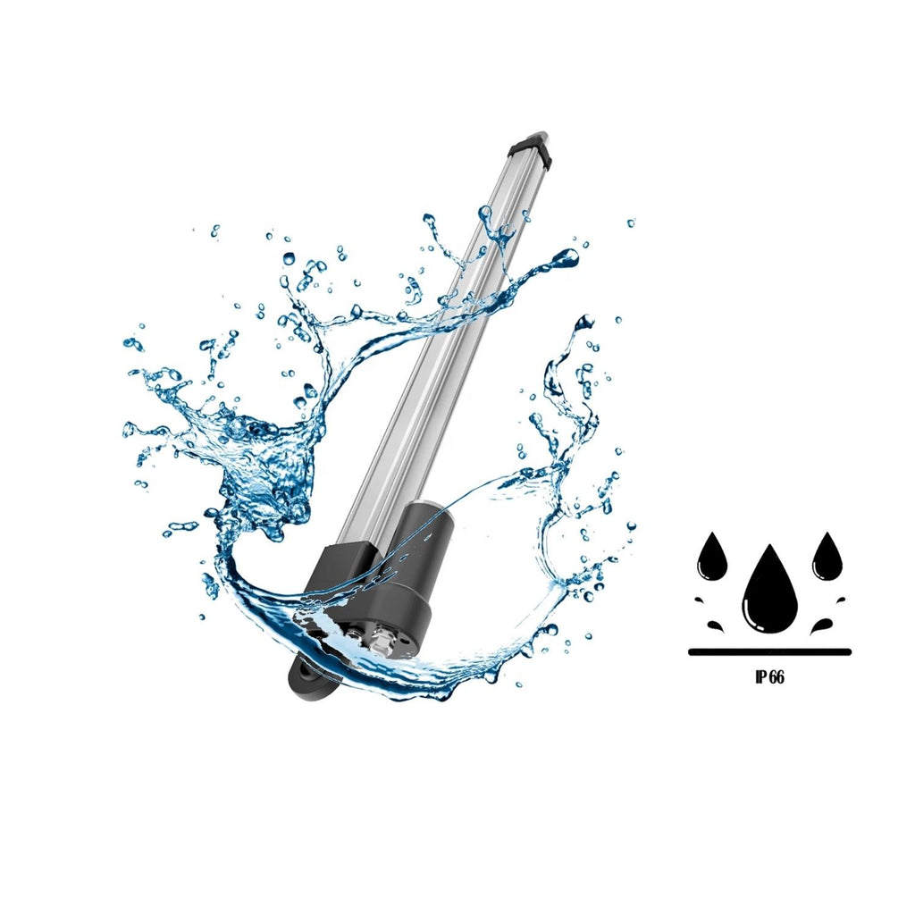 100~1200mm Stroke Brushed Motor protection Class IP66 Aluminum Alloy Housing 12v/24v Linear Actuator for Solar Tracker