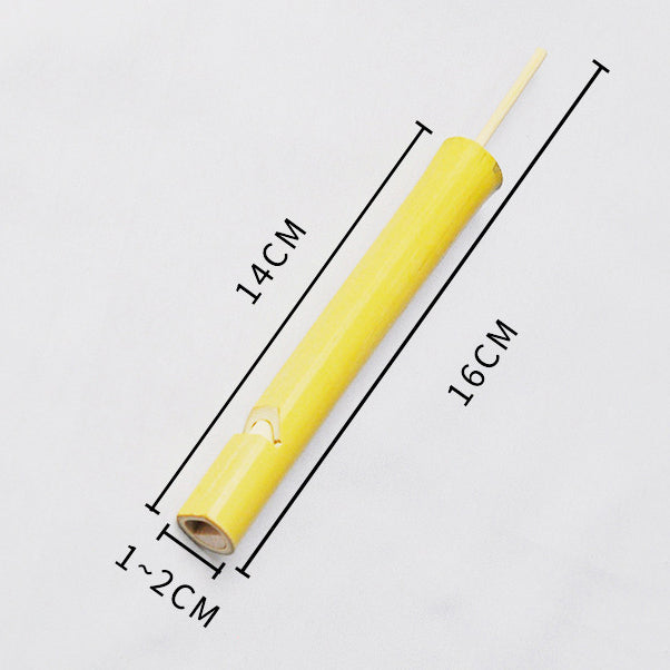 Children's Wooden Piccolo Flute Funny Flute Kids Party Gift Cute Bamboo Pipe Lotus Flute