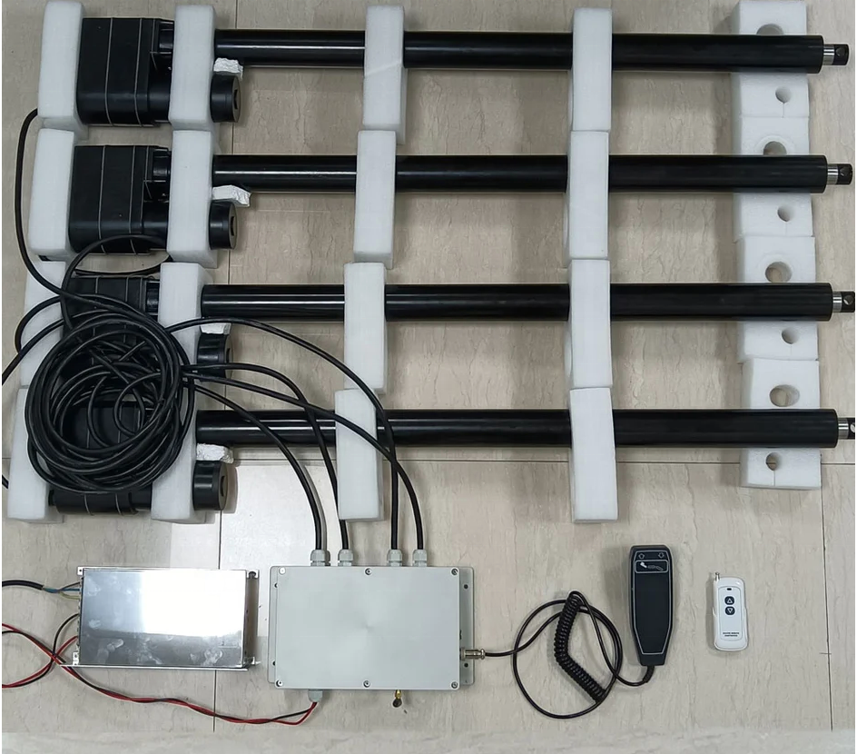 Long Stroke Linear Electric Actuator Built-in Clutch Max Load 7000N Product Class IP65 12v 24v 36v 48v 72V Linear Actuator