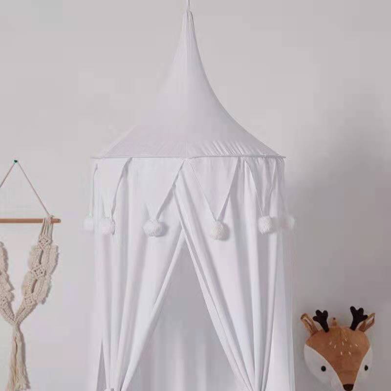 White Canopy Bed Curtains Princess Bed Canopy Princess Dome Bedding Net