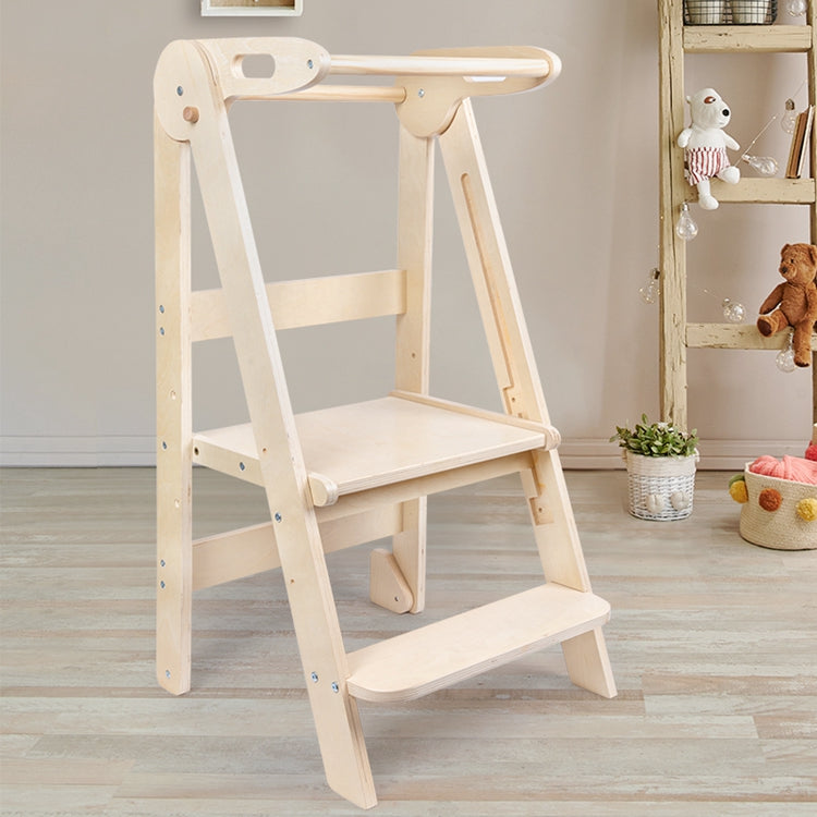 Adjustable Height Kids Learning Stool Kitchen Helper Wooden Kids Learning Tower