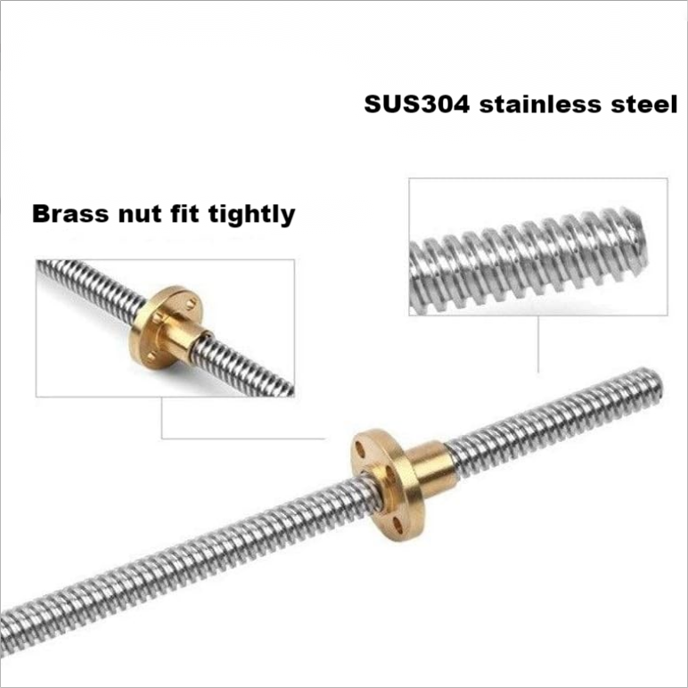 T12 Brass Nut 12mm Diameter Lead 2mm 4mm 8mm 10mm 12mm Tr12x2 Tr12x4 Tr12x8 Tr12x10 Tr12x12 Trapezoidal Lead Screw