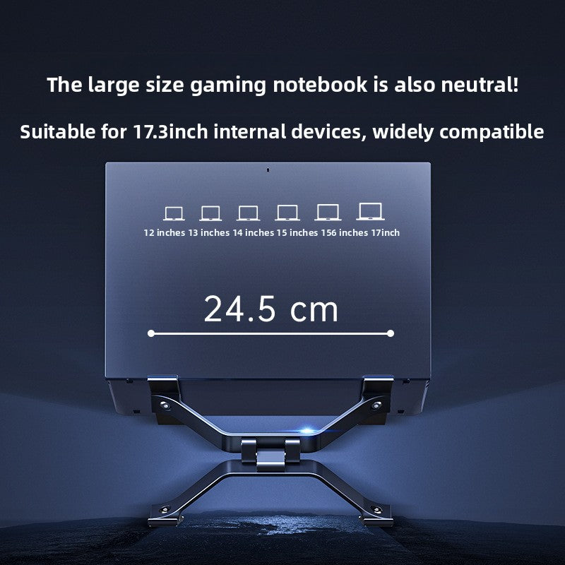 Adjustable Gaming Laptop Stand Aluminum Alloy Tablet PC Stand with Cooling Features