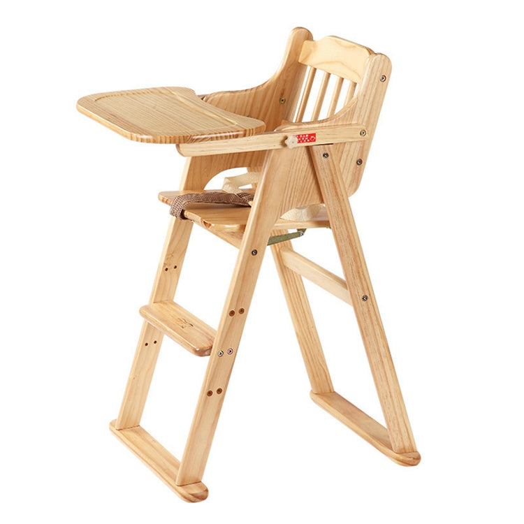 Children High Stool Solid Wood Baby Eating Dining Chair for Toddlers