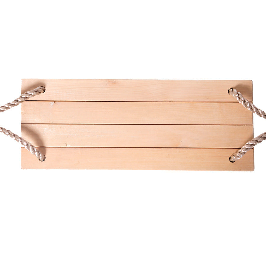 New Design Bench Seat Swing Hanging Wood Swing Kids Wooden Swing