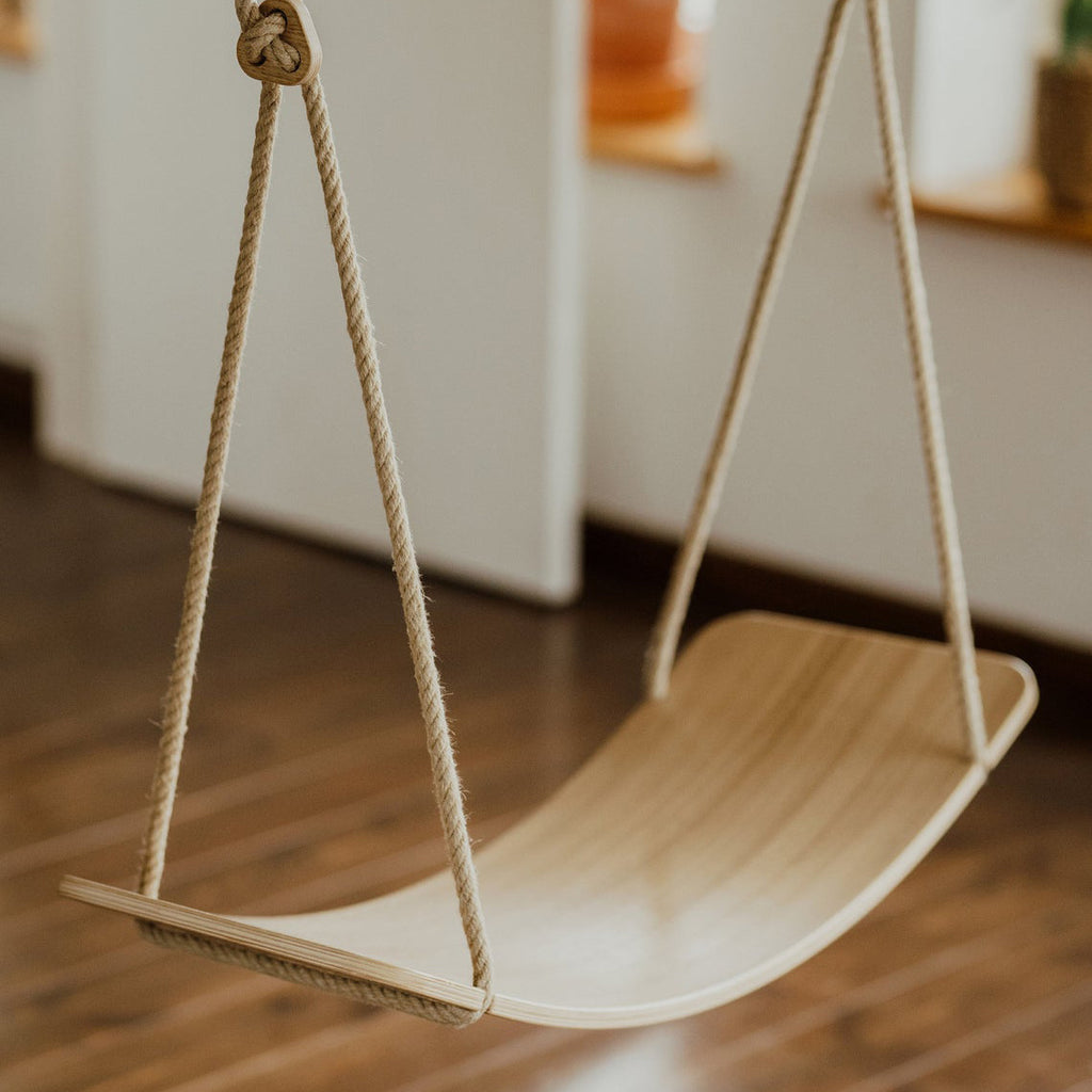 Funny Indoor Handing Swing Toys Kids Wooden Balance Board Children Sensory Training Toys