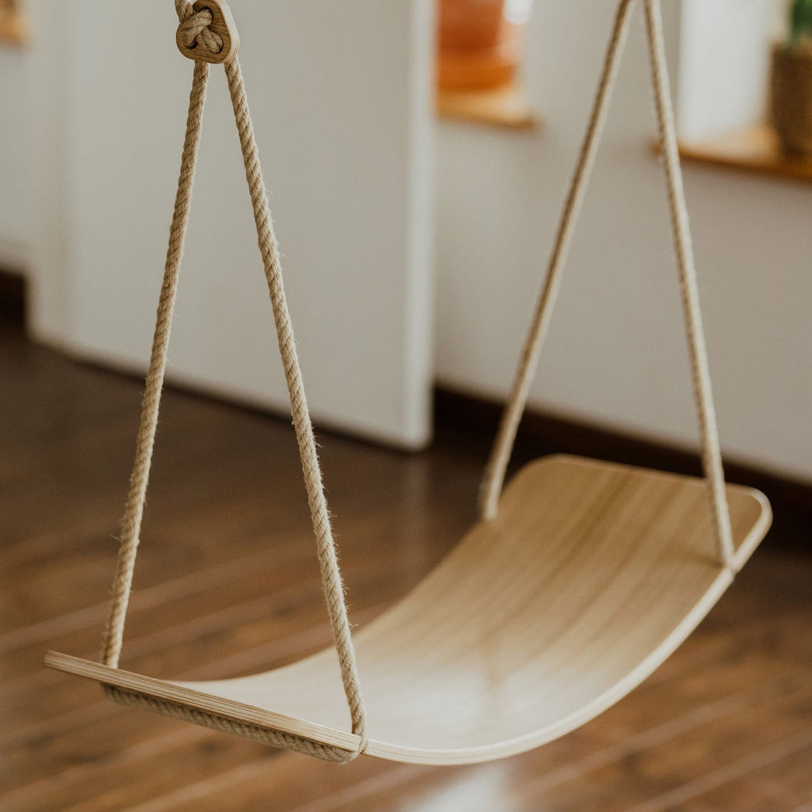 Funny Indoor Handing Swing Toys Kids Wooden Balance Board Children Sensory Training Toys