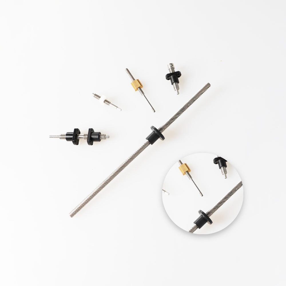 High Precision T12x2 Carbon Steel Stainless Steel 12mm Diameter Lead and Pitch 2mm Tr12x2 Trapezoidal Lead Screw