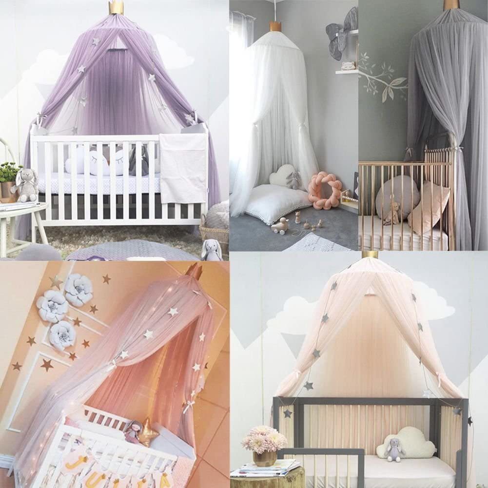 Round Dome Canopy Luxurious Bed Canopy Canopy for Girls Bed Princess