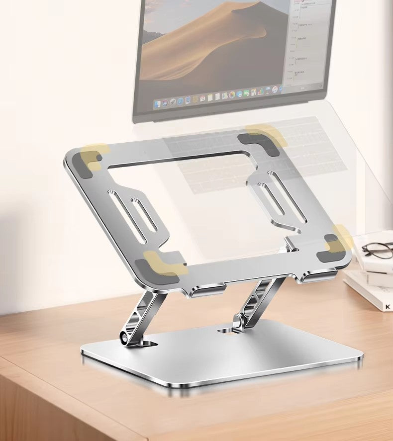 17 Inches Laptop Stand Metal Holder Compatible Computer Riser for Desktop Laptop Elevator