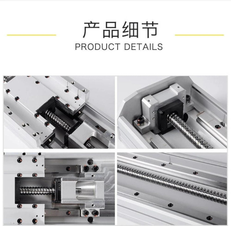 X Y Axis High Precision Dustproof Ball Screw Linear Guide Driven Aluminum Linear Module for CNC Router Machine