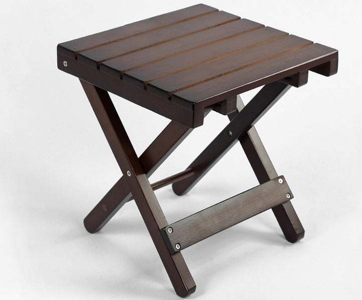 High Quality Wood Folding Stool Outdoor Camping Portable Folding Stool