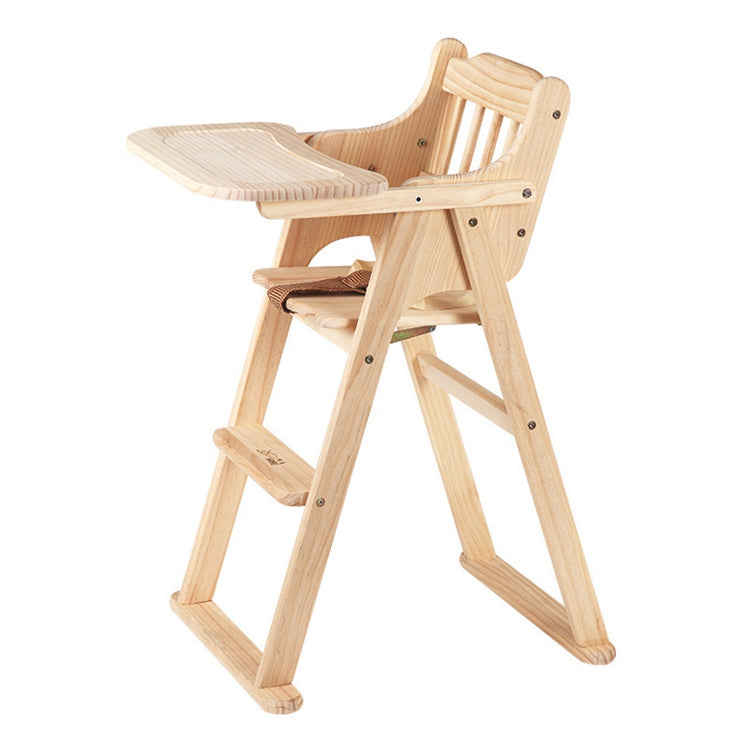 Children High Stool Solid Wood Baby Eating Dining Chair for Toddlers